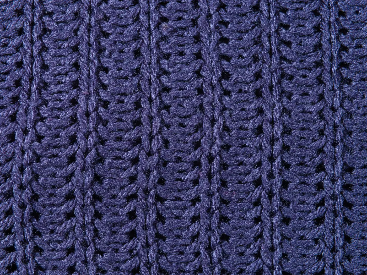 Close-up of a ribbed knit fabric